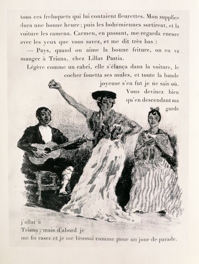 Carmen Dancing by Alexandre Lunois